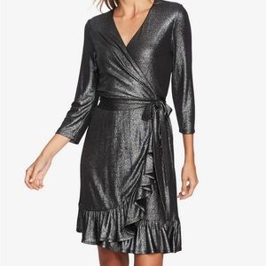 Sparkly Wrap Dress